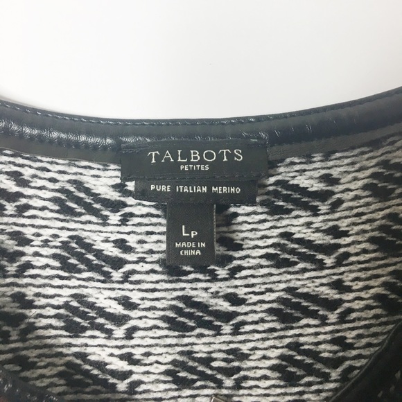 Talbots Petite Pure Italian Merino Large - Picture 5 of 8
